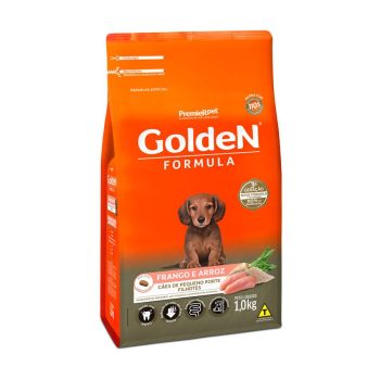Ração Golden Fórmula Mini Bits para Cães Filhotes de Pequeno Porte Sabor Frango e Arroz