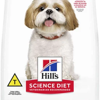 Kit com 02 Pacotes de Ração Seca Hill's Science Diet Pedaços Pequenos para Cães Adultos 7+ Sênior 2,4Kg Cada