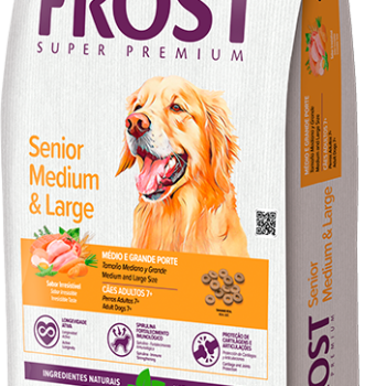 Ração Frost Senior Medium & Large Médio e Grande Porte Cães Adultos 7+