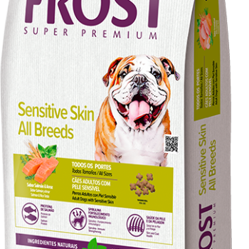 Ração Frost Sensitive Skin All Breeds Alimento Completo para Cães Adultos