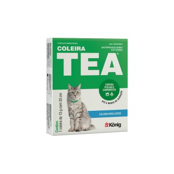 Coleira Antiparasitária Tea Konig para Gatos