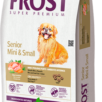 Ração Frost Senior Mini e Pequeno Porte / Ambientes Internos Cães Adultos 7+